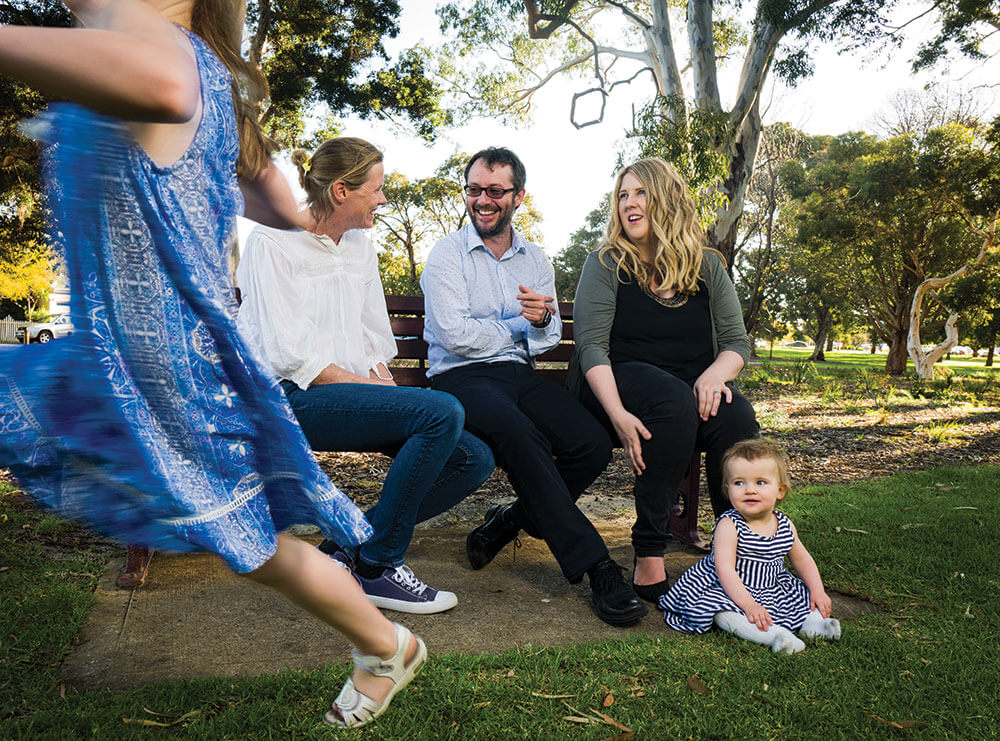 Tom Snelling and the Hughes Family 