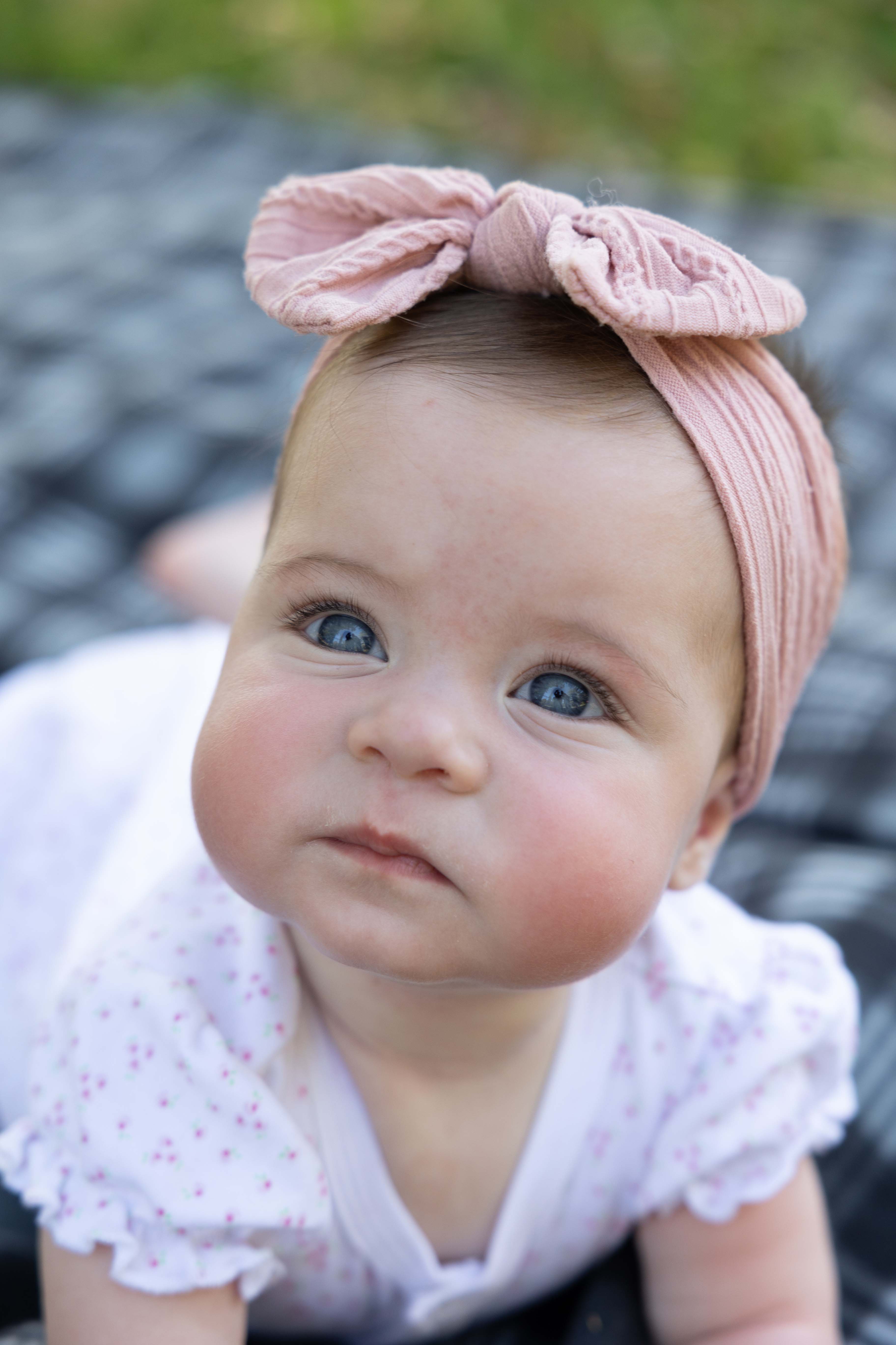 Child looking at the camera